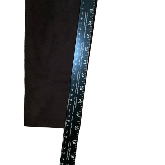 Lysse Black Stretch Pull-on Trouser Pant Size S Suede Feel - Picture 6 of 8